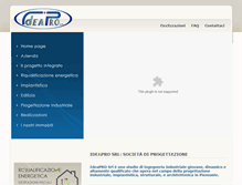 Tablet Screenshot of ideaprosrl.com